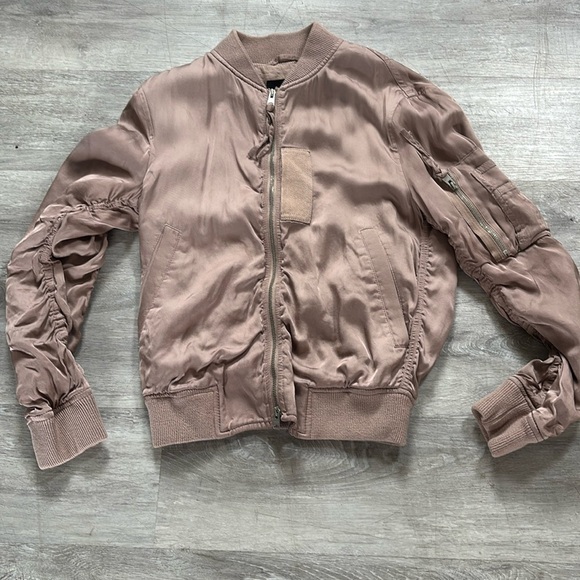 ALL SAINTS Kuma Bomber Jacket Sz XS - Picture 1 of 8